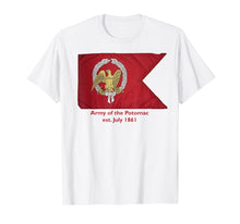 Load image into Gallery viewer, ARMY OF THE POTOMAC 1861 CIVIL WAR FLAG UNION t-shirt
