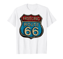 Load image into Gallery viewer, Historic Route 66 - Road Sign Highway T-Shirt