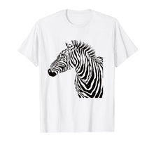 Load image into Gallery viewer, Cute African stripe Zebra Zoo t shirt