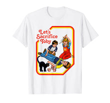 Load image into Gallery viewer, Funny-Let's-sacrifice-Toby-Funny T-Shirt Back Cat