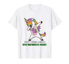 Load image into Gallery viewer, Brave strong Fearless Unicorn Neurofibromatosis Shirt