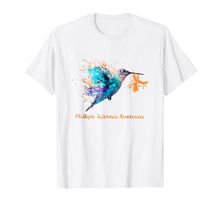 Load image into Gallery viewer, Multiple Sclerosis Awareness Humming Bird Ribbon T-Shirt
