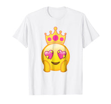 Load image into Gallery viewer, Emoticon Queen Emoji Funny Princess Crown T-Shirt