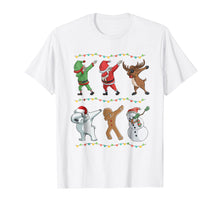 Load image into Gallery viewer, Funny Dabbing Santa and Friends T-Shirt Christmas Gift