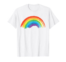 Load image into Gallery viewer, Vintage Retro Rainbow T-Shirt - Classic Distressed Design