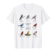 Load image into Gallery viewer, Birds of North America, Bird Lover or Watcher T-shirt