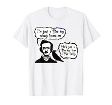 Load image into Gallery viewer, BOHEMIAN POE, Edgar Allan Poe, RAVEN, T-SHIRT, LYRIC PARODY