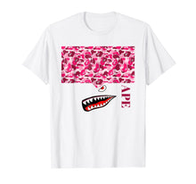 Load image into Gallery viewer, ape Camo bathing Tshirt PINK designer adult kids T
