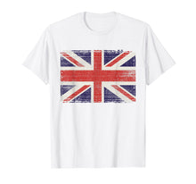 Load image into Gallery viewer, Union Jack T-shirt Vintage UK Flag Tee British Retro Flag