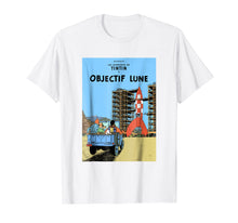 Load image into Gallery viewer, Tintin T Shirt Lune Poster