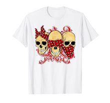 Load image into Gallery viewer, See No Evil, Speak No Evil, Hear No Evil Funny Skull T-Shirt