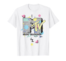 Load image into Gallery viewer, MTV Retro Shape Design Logo Graphic T-Shirt