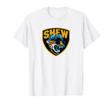 Load image into Gallery viewer, Jaguar Mustache Minshew Shield T-Shirt