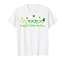Load image into Gallery viewer, Happy St Patrick's Day Leprechaun Optometrist Funny Glasses T-Shirt-577696