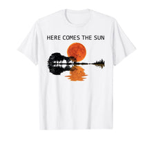 Load image into Gallery viewer, Here Comes The Sun Guitar Shadow Sunset T-Shirt
