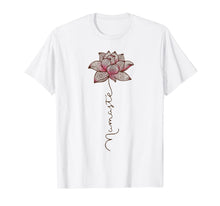 Load image into Gallery viewer, Namaste Mandala Lotus Love Yoga T-Shirt