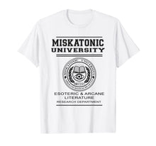 Load image into Gallery viewer, Miskatonic University esoteric literature department T-Shirt-722590