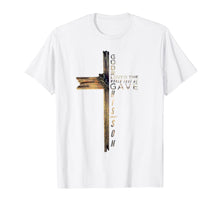 Load image into Gallery viewer, John 3:16 Christian Cross Bible T-Shirt-172030