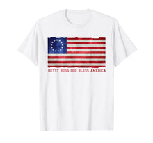 Load image into Gallery viewer, Distressed betsy ross t-shirt T-Shirt