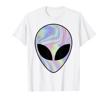 Load image into Gallery viewer, Alien Head T Shirt Colorful Alien Shirt Rave Tee Believe Ufo