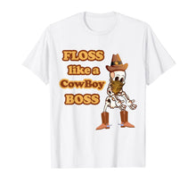 Load image into Gallery viewer, Funny Kids Floss Like Cowboy Boss Skeleton Emote Skull Dance T-Shirt