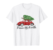 Load image into Gallery viewer, Peace On Earth Christmas Tree T-Shirt