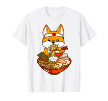 Load image into Gallery viewer, Kawaii Japanese Anime Shiba Inu Ramen T-Shirt