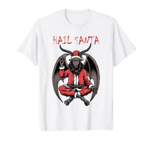 Load image into Gallery viewer, Christmas Hail Santa Satanism Goat Baphomet Atheist Satan T-Shirt