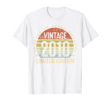 Load image into Gallery viewer, 10 Year Old Gifts Vintage 2010 Limited Edition 10th Birthday T-Shirt-137433