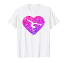 Load image into Gallery viewer, Cute Gymnastics Heart Gift For Girls Teens And Women T-Shirt-3198880