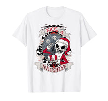 Load image into Gallery viewer, Nice or naughty Nightmare Before xmas scary gift T-Shirt