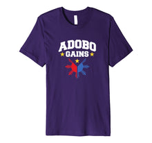 Load image into Gallery viewer, Adobo Gains Filipino Flag Shirt | Pinoy Philippines T Shirt