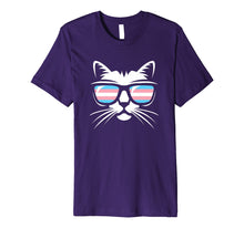 Load image into Gallery viewer, Transgender Pride Cat Gift T Shirt Support Trans Community