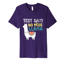 Load image into Gallery viewer, Test Day Teaching Funny Teacher Exam Testing T-shirt Llama