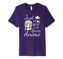 Load image into Gallery viewer, Teenage Girl Anime Shirt | Just a Girl Who Loves Anime
