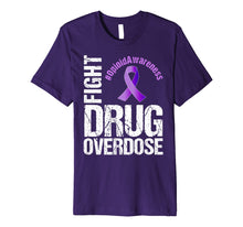 Load image into Gallery viewer, Fight Drug Overdose Opioid Awareness Graphic T-Shirt