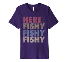 Load image into Gallery viewer, Here Fishy Fishy Fishy Fishing T-shirt