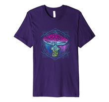 Load image into Gallery viewer, Trippy Sacred Geometry Mushroom Shirt