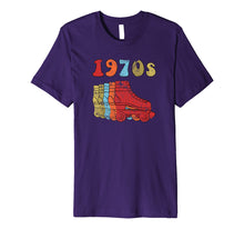 Load image into Gallery viewer, 70s Roller Skates Derby Disco Retro Vintage Tee Shirt