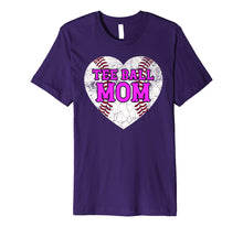 Load image into Gallery viewer, Tee Ball Mom T-Shirt Mother's Day Gift Mom Baseball Womens
