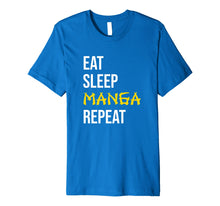 Load image into Gallery viewer, Eat Sleep Manga Repeat TShirt Anime Lover Gift