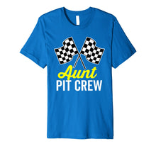 Load image into Gallery viewer, Aunt Pit Crew Shirt for Racing Party Costume Premium (Dark)