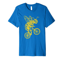Load image into Gallery viewer, SEEMBO Bee On A Bicycle T-Shirt Funny Cycling Bike Gift