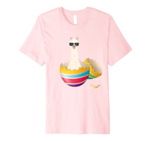 Load image into Gallery viewer, Baby Llama Hatching From Easter Egg Easter Day Shirt