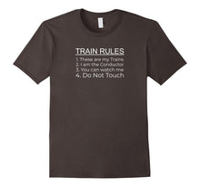 Load image into Gallery viewer, Train Rules - HO O G N Gauge Train Track T Shirt