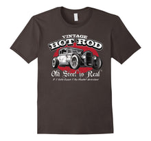 Load image into Gallery viewer, Vintage Hot Rod Old Steel is Real T-Shirt