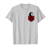 Load image into Gallery viewer, Funny Dog Lover Gifts Beagle In Plaid Pocket T-Shirt