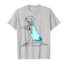 Load image into Gallery viewer, Funny weimaraner Dog I Love Mom Tattoo T-Shirt-339404