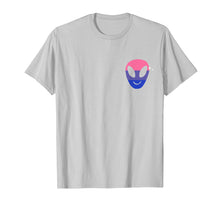 Load image into Gallery viewer, Bisexual Alien LGBTQ Bi Pride Flag Weird Vaporwave T-shirt