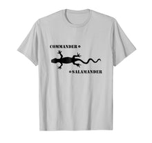 Load image into Gallery viewer, Commander Salamander - Washington T Shirt Funny Gecko